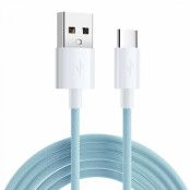 SiGN Boost USB-A till USB-C Kabel 3A 2m - Blå
