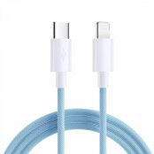 SiGN Boost USB-C till Lightning Kabel 20W 1m - Blå