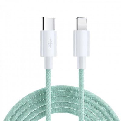 SiGN Boost USB-C till Lightning Kabel 20W 2m - Grön