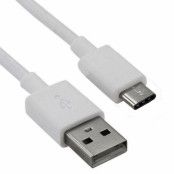 SiGN USB-C till USB-kabel 5V, 3A, 1m - Vit