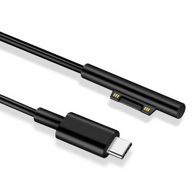 SiGN Microsoft Surface Pro 3/4/5/6/7 PD Kabel, 15V, 1.5m - Svart