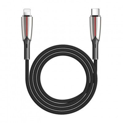 SiGN PD USB-C till Lightning Kabel, 1.2m, 3A, 36W - Svart