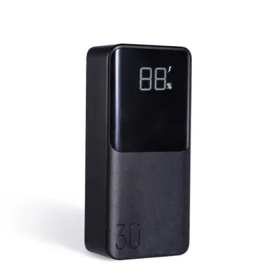 SiGN Super Charge LED Powerbank 30000 mAh 22.5W - Svart