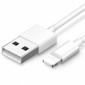 SiGN USB-A till Lightning Kablar 10W 2m - Vit