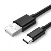 SiGN USB-C Kabel 3A, 2m - Svart