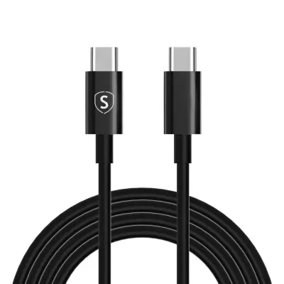SiGN USB-C till USB-C Kabel 60W 2m - Svart