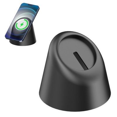 Silikon laddningsstation till MagSafe Laddare - Svart