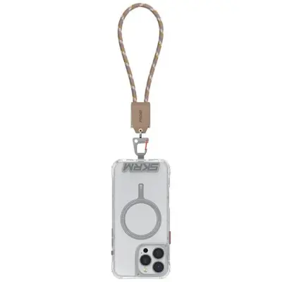 Skinarma 2in1 USB-C Till USB-C Kabel Handled Lanyard Dyno Ve - Beige