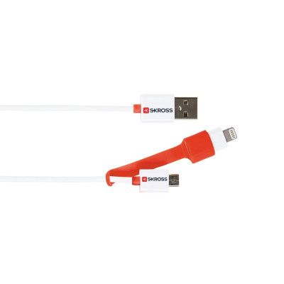 SKross 2in1 Ladd&Synk Micro USB & Lightning Kabel