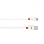 SKross Ladd&Synk kabel USB-C 1m - Vit