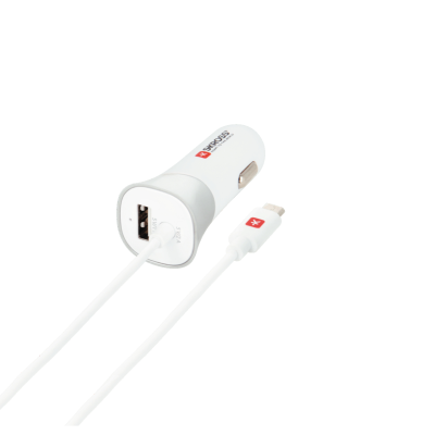 SKross USB-Billaddare med Micro-USB Kabel