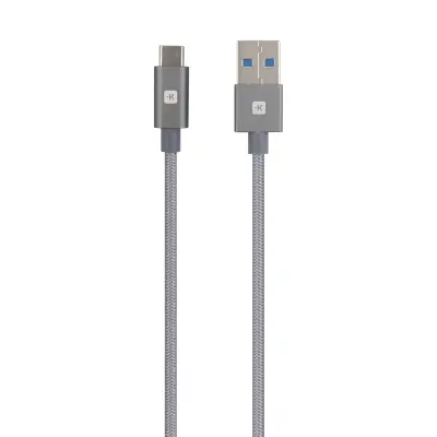 SKross USB-C Kabel - 120 cm - Grå