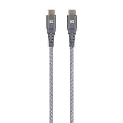 SKross USB-C till USB-C Kabel - 2m - Grå