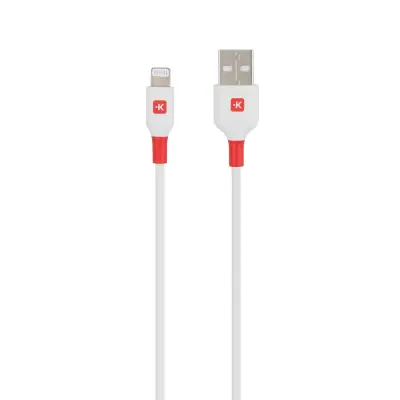 SKross USB To Lightning  Kabel - 200 cm - Vit