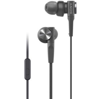 SONY Hörlurar MDR-XB55AP Sladd In-Ear Mic - Svart
