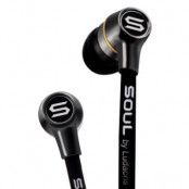 SOUL By Ludacris SL49 Silver platt kabel med MIC3 inear