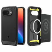 Spigen Google Pixel 9a Mobilskal Magsafe Rugged Armor - Matt Svart