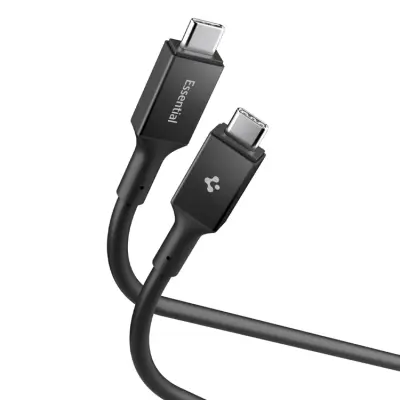 Spigen USB-C till USB-C kabel Essential 1.2m - Svart