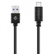 Spigen USB Type C 3.1 to USB Type A 3.0 - Svart