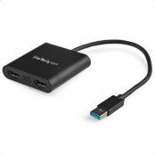 Startech USB till Dubbel HDMI-adapter 4K 30Hz