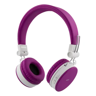 STREETZ Bluetooth-hörlurar med mikrofon, lila