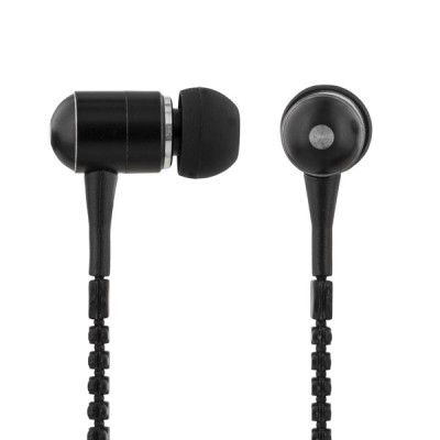 STREETZ in-ear hörlurar med mikrofon och svarsknapp, svart