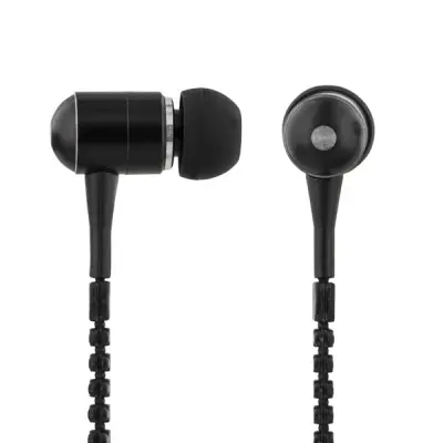 STREETZ in-ear hörlurar med mikrofon och svarsknapp, svart