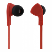 STREETZ in-ear hörlurar med mikrofon, röd/svart