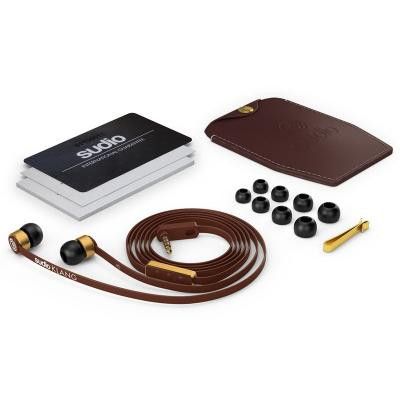 Sudio Hörlur KLANG In-Ear Mic - Brun