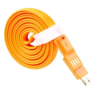 TakeFans trasselfri microUSB laddningskabel (Orange)