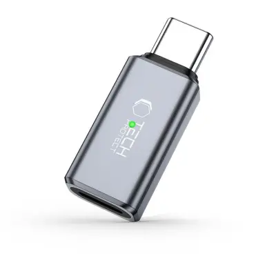 Tech-Protect Audio Adapter Ultraboost Type-C Till Lightning - Grå