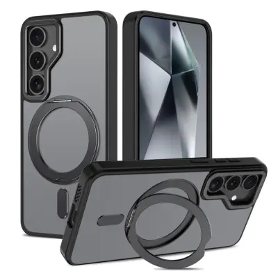 Tech-Protect Galaxy S25 Mobilskal Magsafe Magring - Matte Svart