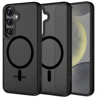 Tech-Protect Galaxy S25 Plus Mobilskal Magsafe Magmat - Matte Svart