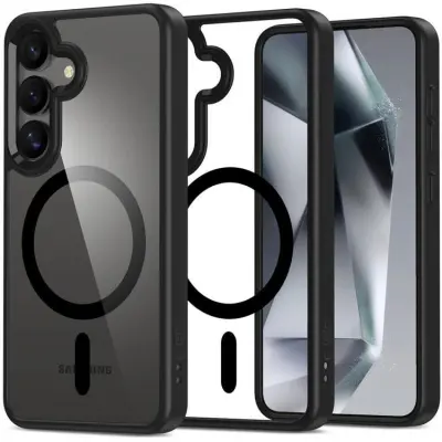 Tech-Protect Galaxy S25 Plus Mobilskal Magsafe Magmat - Svart/Clear