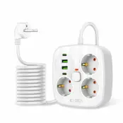 Tech-Protect Grenuttag PCS3X4 2 USB&2 Typ-C&3 Socket 2m