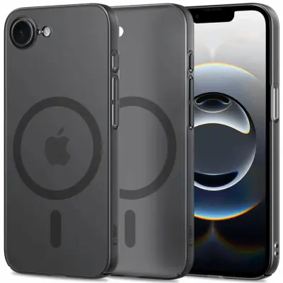 Tech-Protect iPhone 16e Mobilskal Magsafe Magslim - Matt Svart