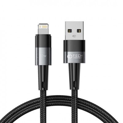 Tech-Protect USB-A till Lightning kabel Ultraboost 1m - Grå