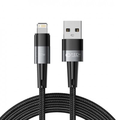 Tech-Protect USB-A till Lightning kabel Ultraboost 2m - Grå
