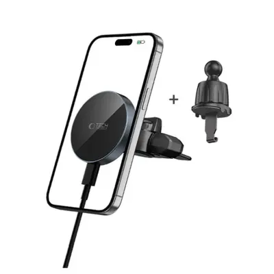 Tech-Protect Magsafe Bilhållare MM15W-V5 Trådlös laddare 15W CD