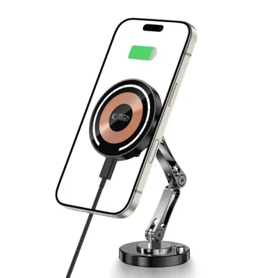 Tech-Protect Magsafe Mobilhållare Trådlös Laddare 15W