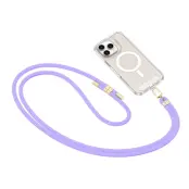 Tech-Protect Mobilrem Crossbody C7S - Lavender/Guld