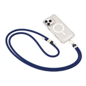Tech-Protect Mobilrem Crossbody C7S - Marinblå/Guld