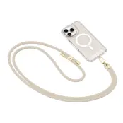 Tech-Protect Mobilrem Crossbody C7S - Taupe/Guld