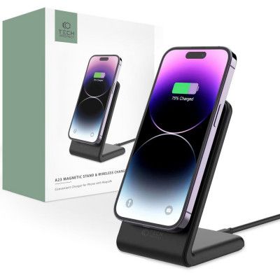 Tech-Protect Trådlös Laddare Magsafe Magnetic 15W - Svart