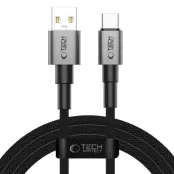Tech-Protect USB-A Till USB-C kabel Ultraboost 200CM 15W - Grå