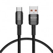 Tech-Protect USB-A till USB-C Kabel Ultraboost Evo 0.25m - Svart