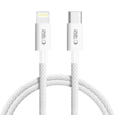 Tech-Protect USB-C till Lightning kabel Ultraboost 1m - Grå