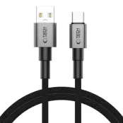 Tech-Protect USB-C Till USB-A kabel Ultraboost 100CM 15W - Grå