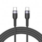 Tech-Protect USB-C Kabel 60W/2m Ultraboost - Svart