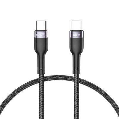 Tech-Protect USB-C Kabel 60W/25cm Ultraboost - Svart